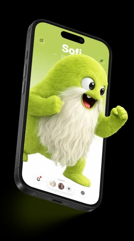 Sofi - Green Erny character in app